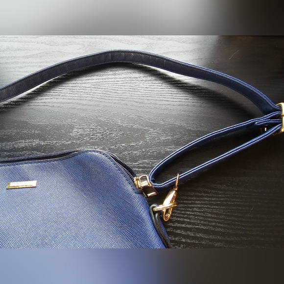 Elim and Paul Blue Cross Body Purse OS - Picture 5 of 11
